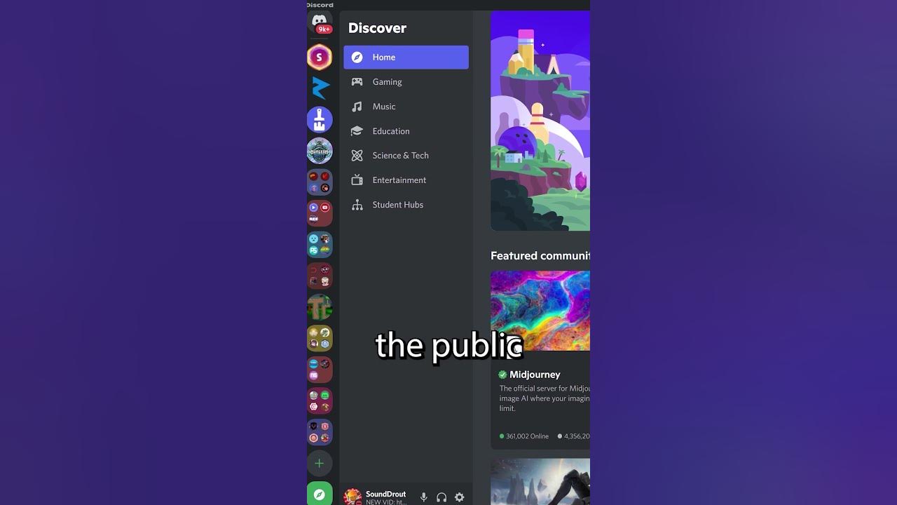 Public Entertainment Discord Servers