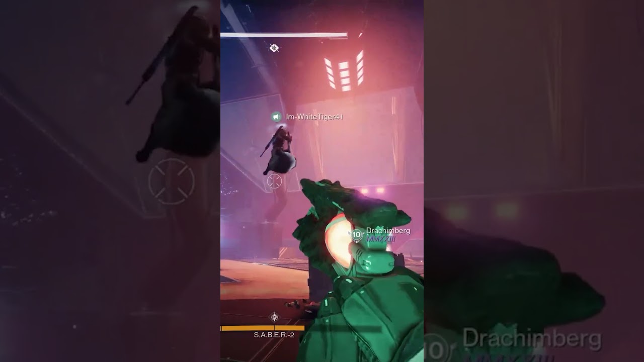 Trolling a guy on Destiny 2 with Eager Edge Sword 