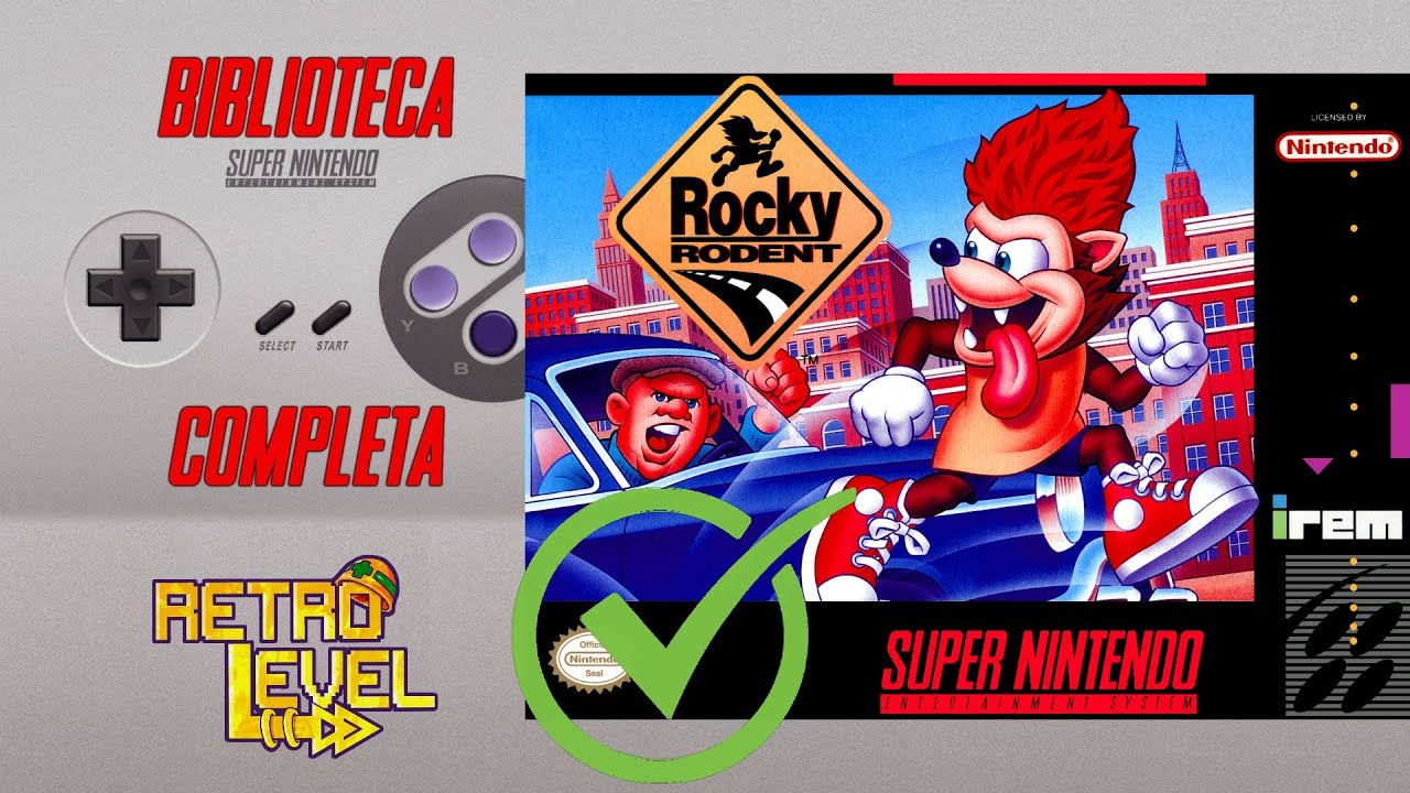 Rocky Rodent - Biblioteca COMPLETA do Super Nintendo #1110 - YouTube