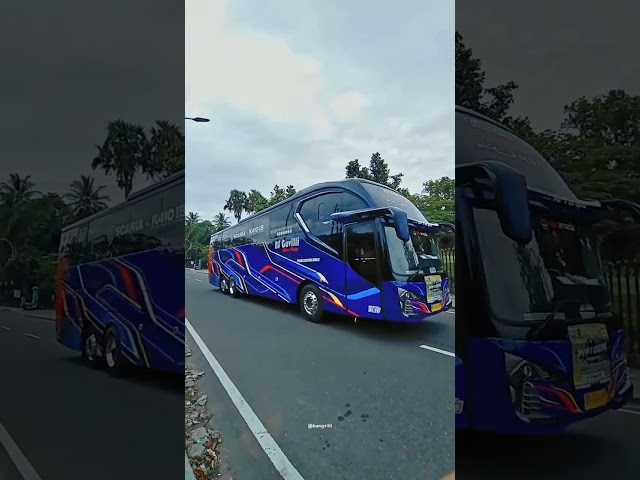 kerenn‼️Bus tronton BS Guvilli Scania k 410 skylander new armada 😱🔥🔥 #bsguvilli #scania #tronton class=