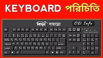 কীবোর্ড পরিচিতি/Keyboard Introduce/ সম্পূর্ণ কিবোর্ড  A - Z  জানার উপায়।।#keyboard #CDinfo