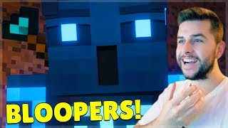 REACTING TO FUNNY SONGS OF WAR BLOOPERS MOMENTS! Minecraft Animations!