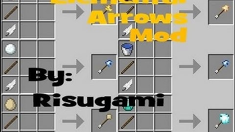 Minecraft Mod Review: Elemental Arrows Mod