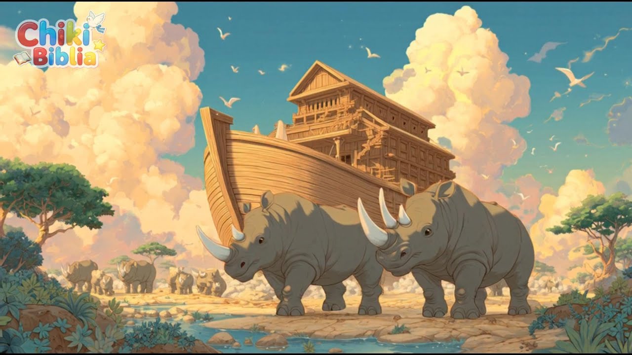 🦁🦒 El arca de Noé | La historia más tierna de la Biblia 