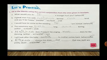 CHAPTER-15, CONJUNCTIONS, PART 1,( PG NO- 100-102).