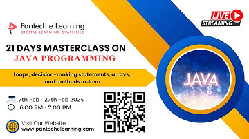 DAY 02 - Loops, Decision-Making statements, arrays, and methods in Java | Pantech eLearning