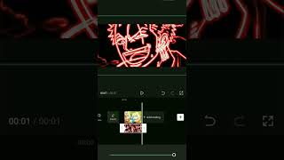 neon outline+animation| cap cut tutorial #shorts