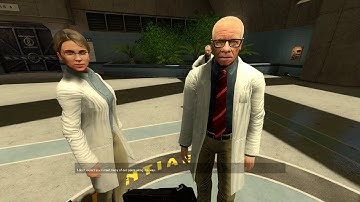 Black Mesa 1.0 - Chapter 11 Questionable Ethics: Scientists Arrive In Lobby Dialogue PC (4K60 2020)