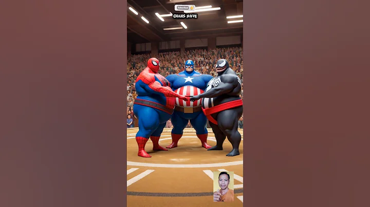 Spider-man Sumo Match🔥 Spiderman cartoon #marvel #dc #spiderman #action #cartoon thumbnail