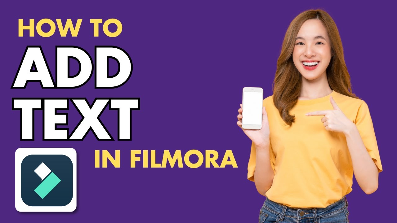 How To Add Text in Filmora | Easily Add Text to Videos | Easy ...