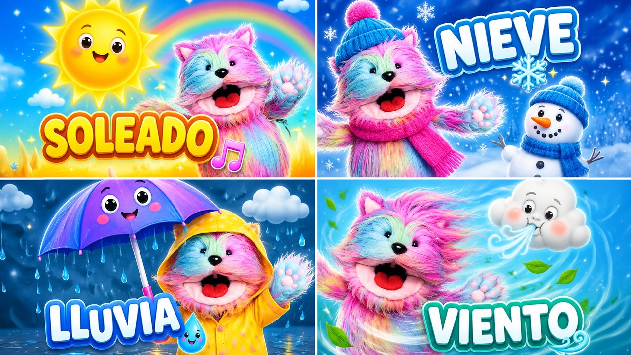 ☀️🌧️ ¡EL CLIMA ESTÁ LOCO! | Sol, Lluvia, Viento y Nieve con Sparky