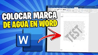 How to add a watermark in Word