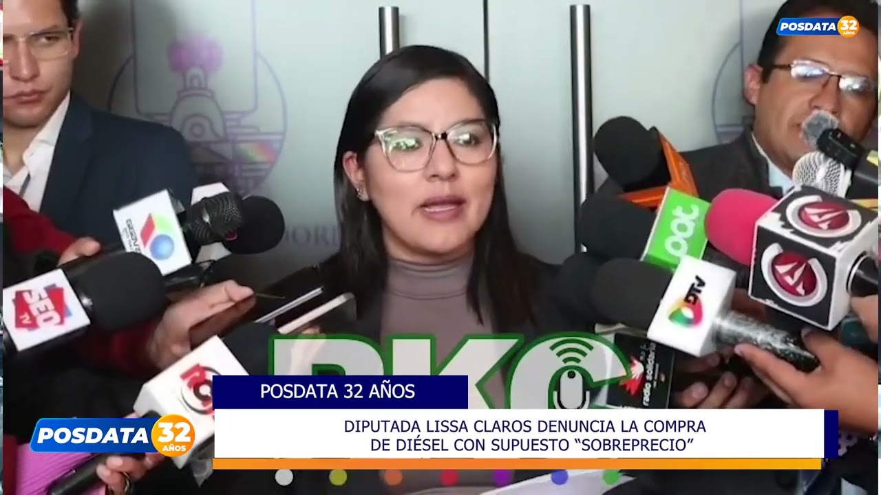 LISSA CLAROS DENUNCIA SOBREPRECIO EN LA COMPRA DE DIÉSEL Y ADVIERTE QUE CONTINÚA LA CORRUPCIÓN.
