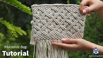 Macrame Bag DIY - Wallet for Girls Design 2