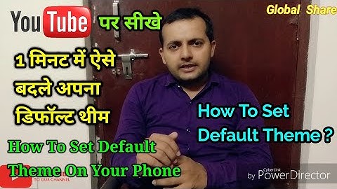 How To Set Default Theme in Redmi Phones | Default Theme Kaise Set Kare