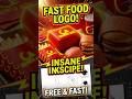 Designing a FAST FOOD Logo (Speedart) - Pro Results, FREE Software!