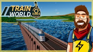 OBRAS FARAÔNICAS PARA VALE MONTANHOSO COM TREM ELÉTRICO 🚂 Train World screenshot 2