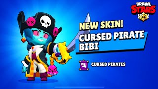 New Skin Cursed Pirate Bibi || Brawl Stars