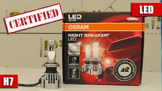 OSRAM NIGHT BREAKER LED.The first LED bulbs with which you can pass a technical inspection inGermany