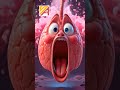Why Do Hiccups Happen 🤯  Brain vs Lungs vs Diaphragm #funnyshorts