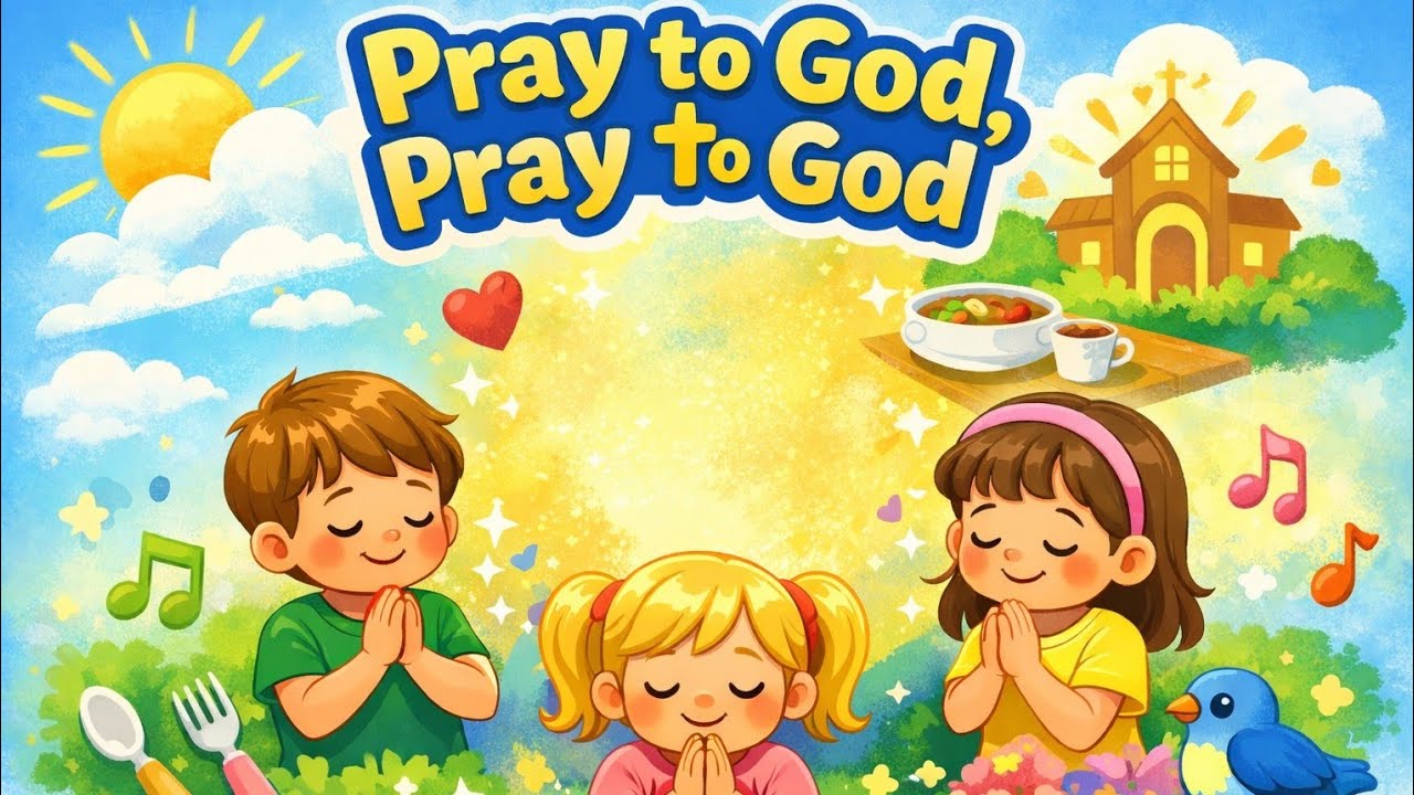 Pray to God – Kids Morning Prayer Rhyme | Joy Box Rhymes - YouTube