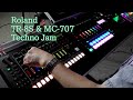 Roland TR-8S & MC-707 TECHNO JAM