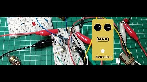 Breadboarding MXR Distortion Plus Clone