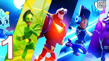 BattleHand Heroes - Silver City Plaza - Gameplay Walkthrough Part 1 (iOS Android)