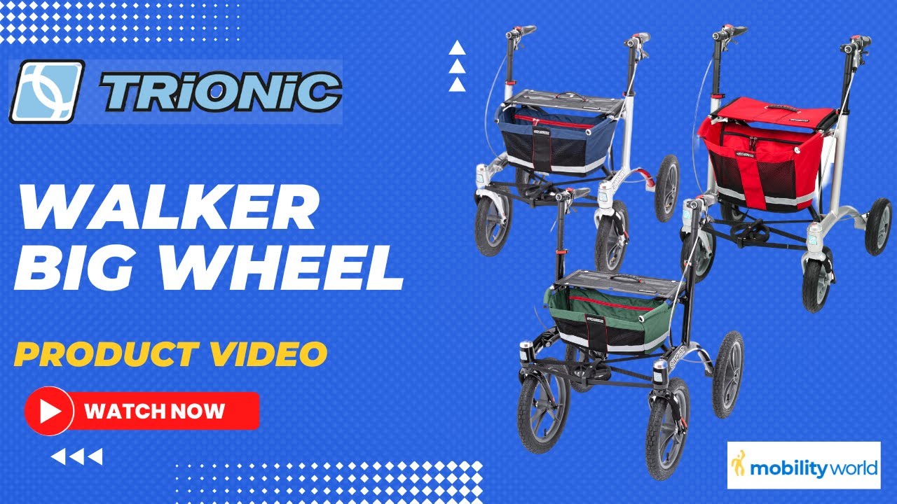 Mobility World Ltd UK Trionic Walker Bigger wheel YouTube