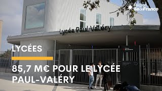 Le lycée neuf Paul-Valéry et sa demi-pension inaugurés