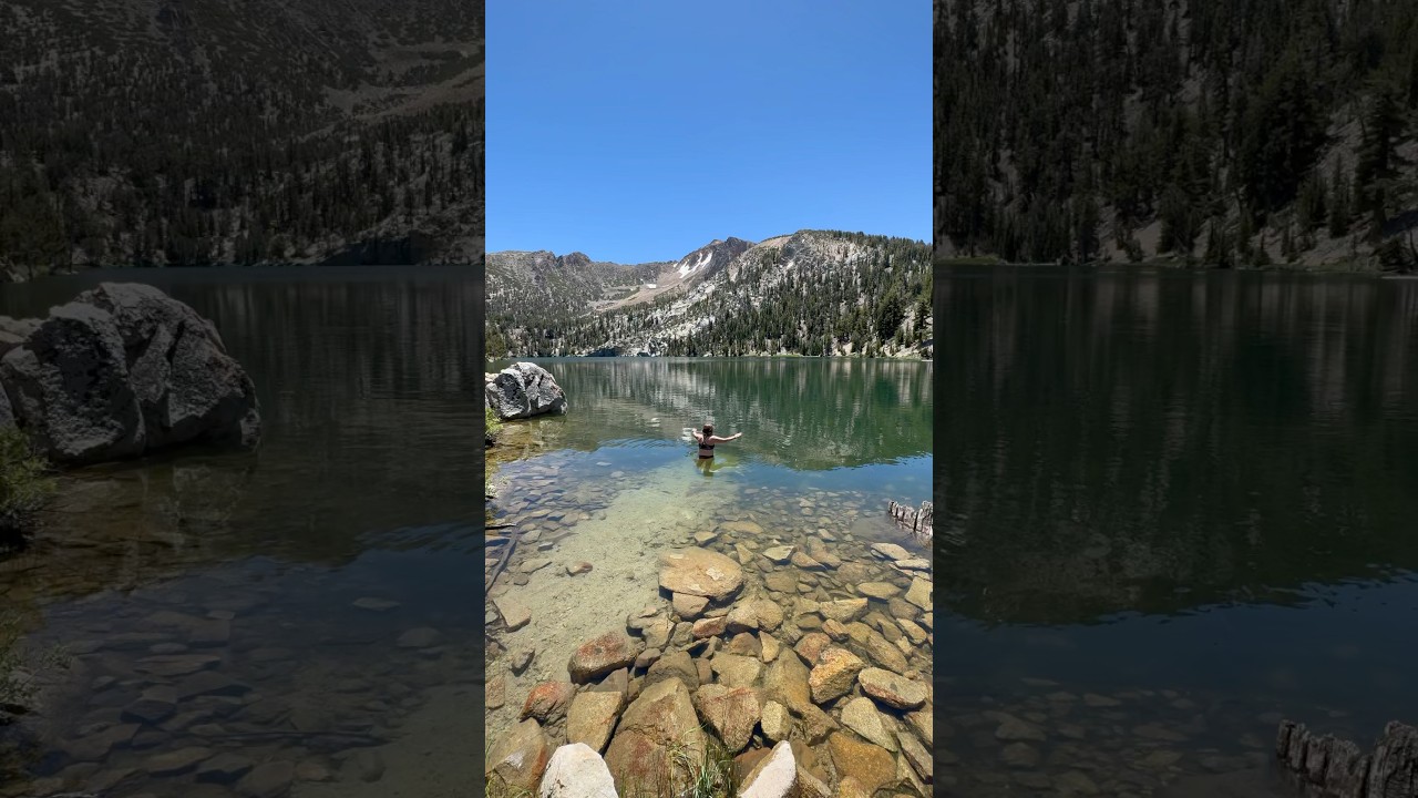 Jumping into a 5 STAR lake! 