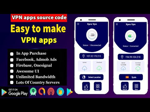 Make VPN apps using code canyon||VPN apps source code||VPN app with AdMob and Facebook ads||VPN