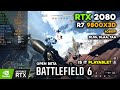 Battlefield 6 Beta on RTX 2080 | DLAA, TAA, DLSS | 1080p