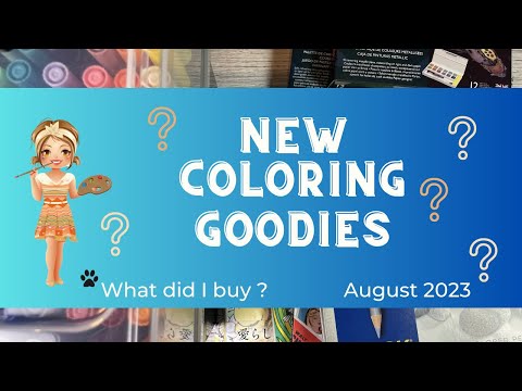 Come Check Out My Coloring Supplies Haul- August 2023