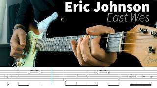 ERIC JOHNSON - East Wes - #guitarlesson with TAB