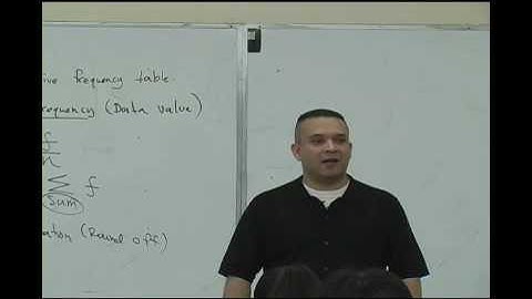 Daniel Judge- Statistics Lecture 1 (part 4)