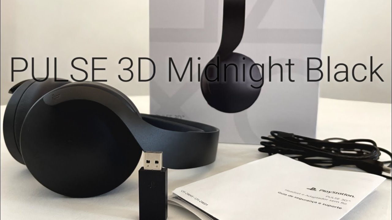 Midnight Black PULSE 3D Wireless Headset for PS5 UNBOXING📦 and Sound  Quality Test 