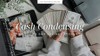 $3,000 Going to our Savings | Cash Condensing | August 2025 | Self-Employed Income