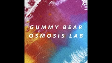 Gummy Bear Osmosis Lab