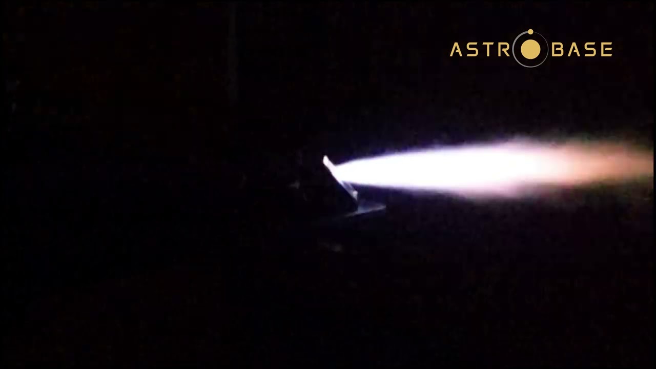 Astrobase's first Igniter Hot-Fire Test