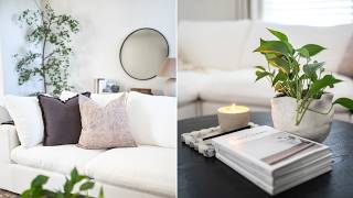 Spring Living Room Refresh for 2025 // New Sofatica Sofa, Cleaning & Decor Changes