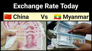 Chinese Yuan To Myanmar Kyat Exchange Rate Today Kyat To Yuan 1 Yuan How Much Myanmar Kyat