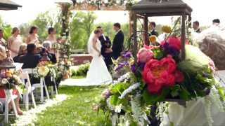 Beautiful Nebraska Tented Wedding Reception with Catering Creations