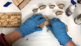 Full Cave Nativity figures build, laser cut MDF Nativity set build News