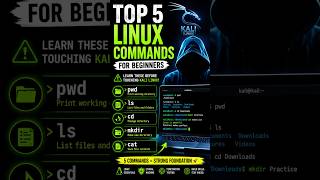 5 Linux Commands Every Beginner Must Learn Before Kali Linux