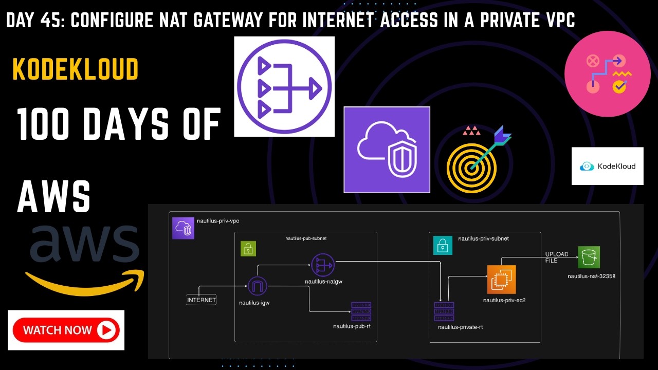 Day 45: Configure NAT Gateway for Internet Access in a Private VPC ...
