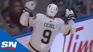 Jack Eichel Picks The Corner With A Perfect Wrist Shot
