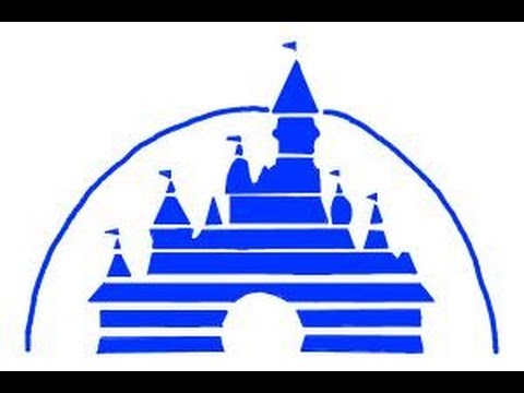 How to draw the Disney logo - YouTube