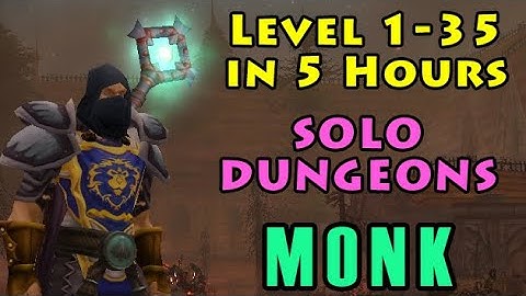 ABSOLUTELY BLASTING LEVELS on my Solo Monk | Mists of Pandaria