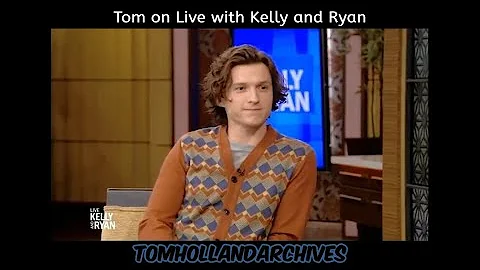Tom Holland on Live with Kelly and Ryan (full) - 1...